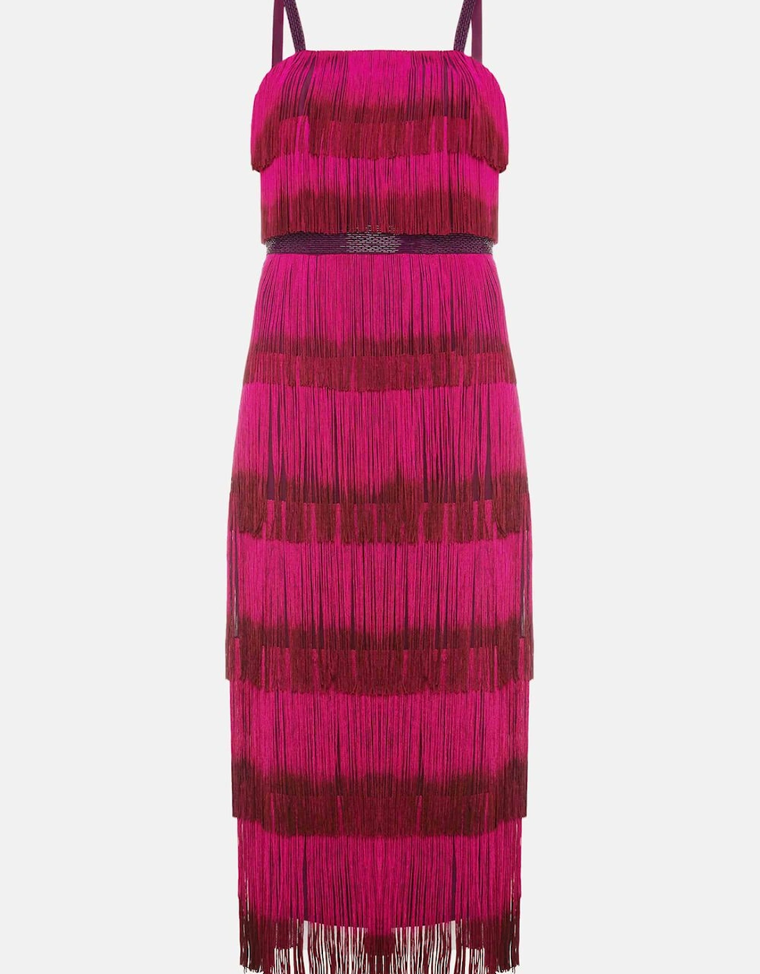 Katalina Dip Dye Fringe Dress