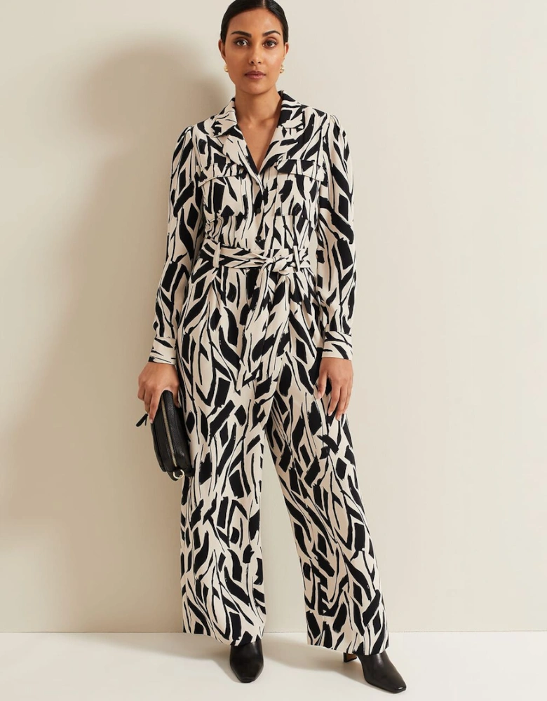 Petite Constance Geo Jumpsuit