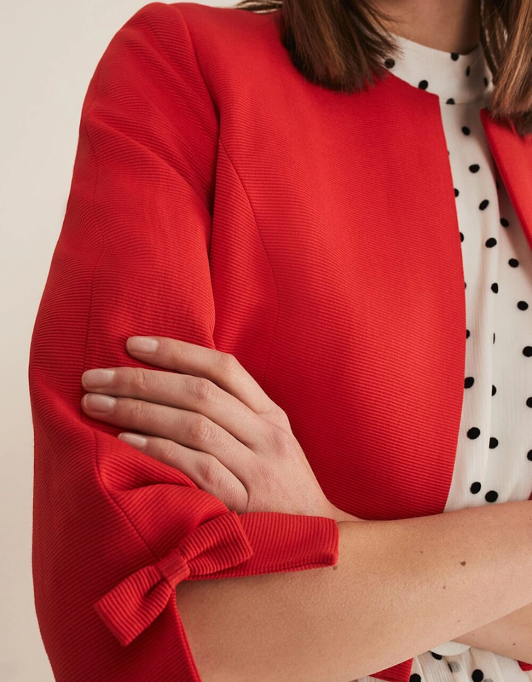 Zoelle Bow Detail Jacket