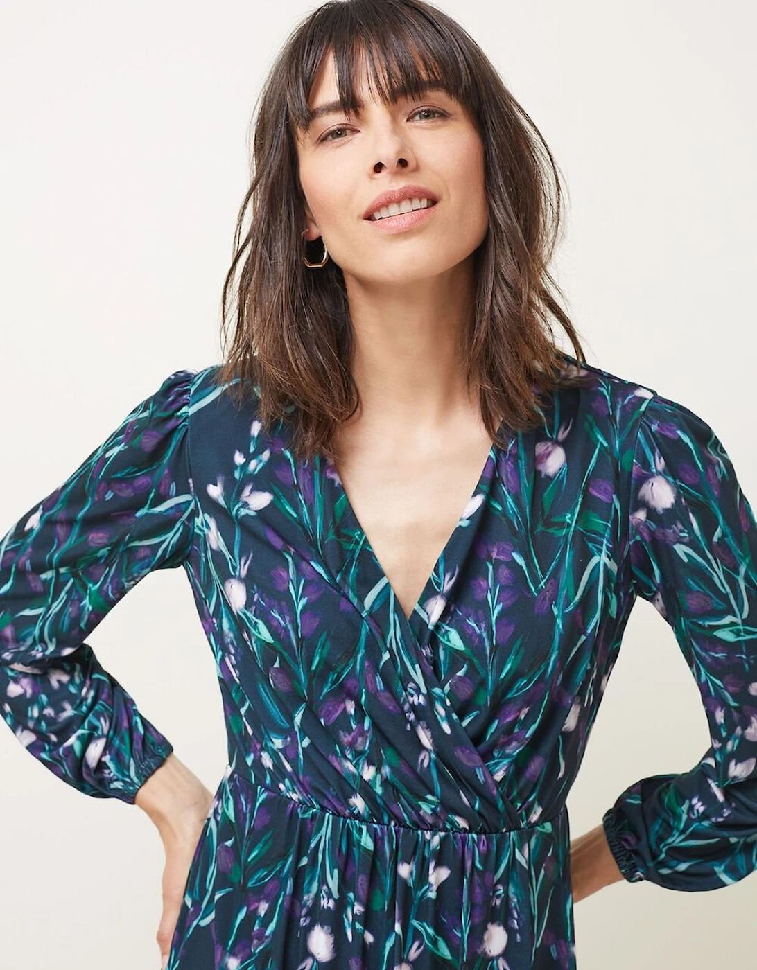 Beatrix Floral Jersey Dress