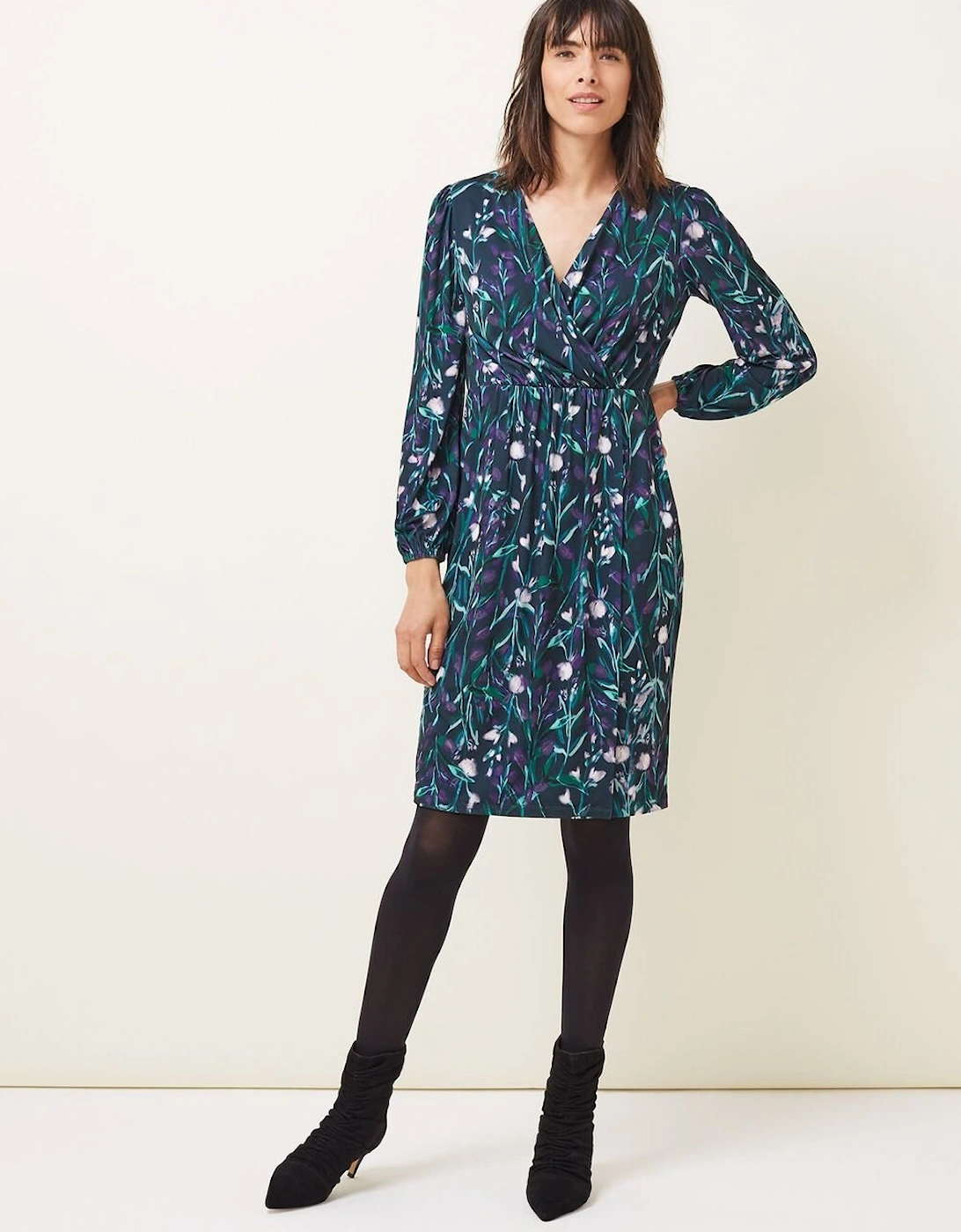 Beatrix Floral Jersey Dress