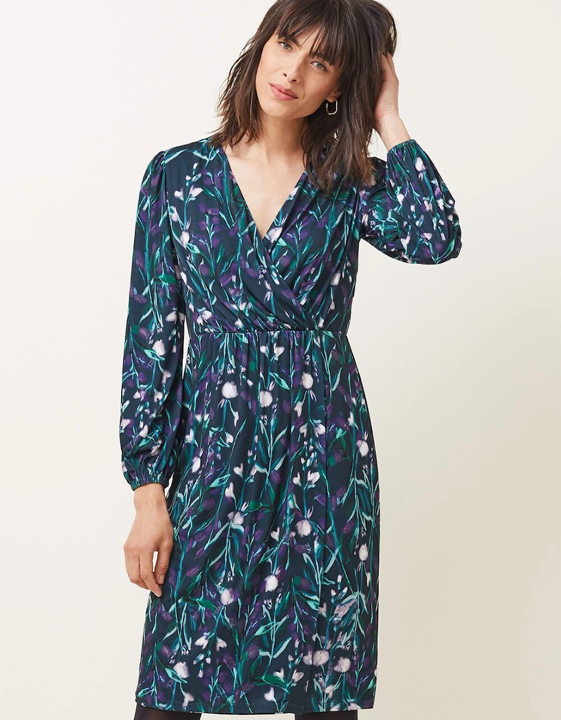 Beatrix Floral Jersey Dress, 7 of 6