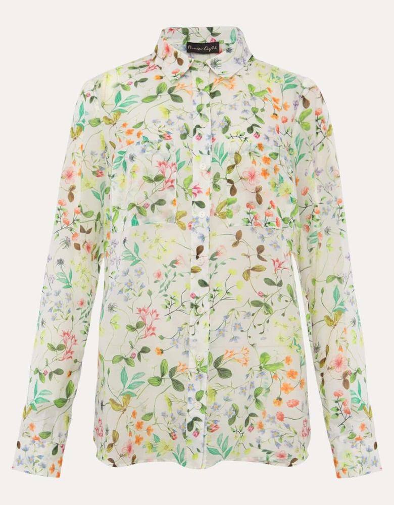 Maddelena Cotton Floral Blouse