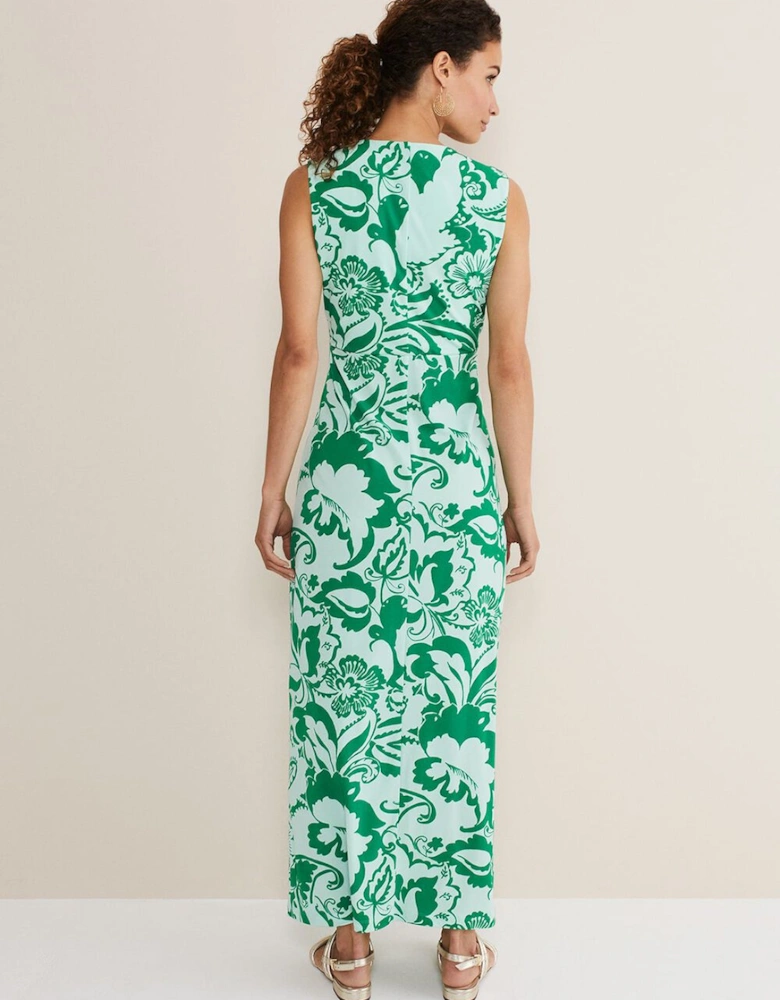 Asiya Paisley Jersey Maxi Dress