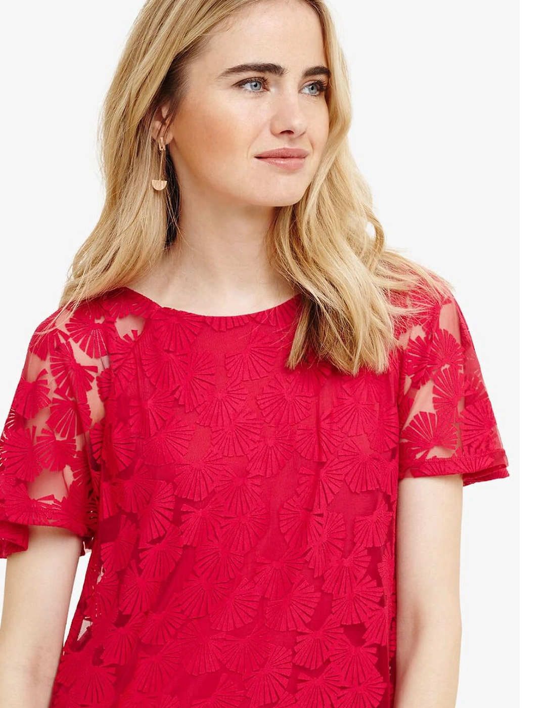 Jolee Fan Burnout Top