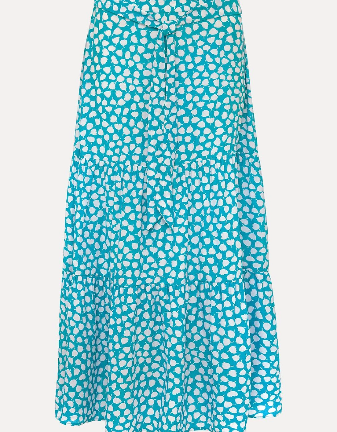 Tana Leaf Print Maxi Skirt