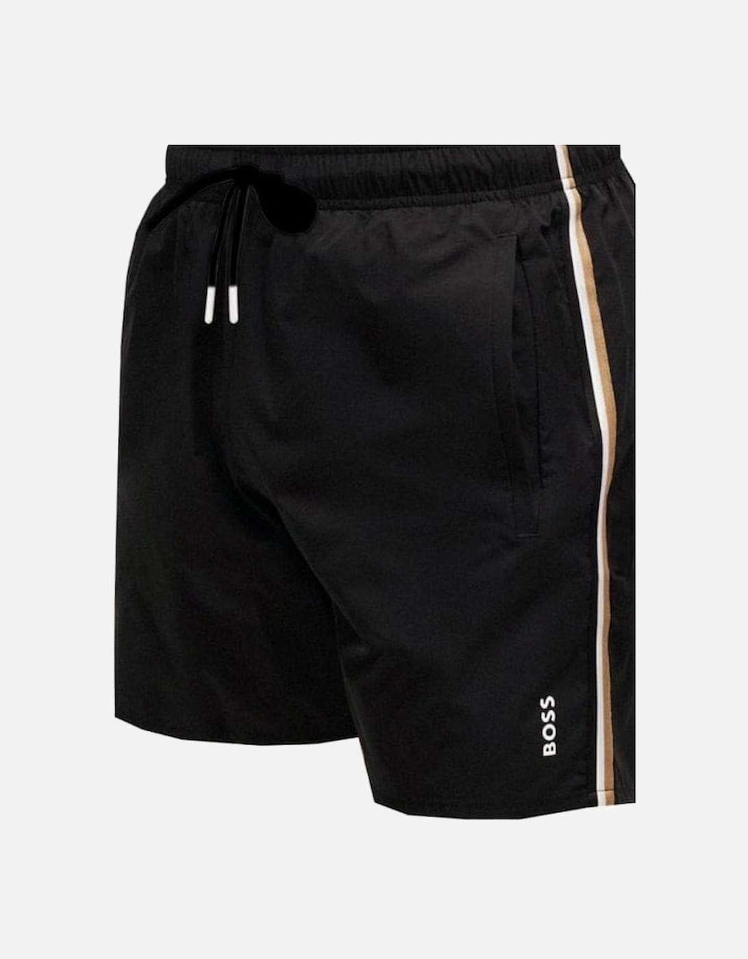 Men's Black Iconic Swim Shorts