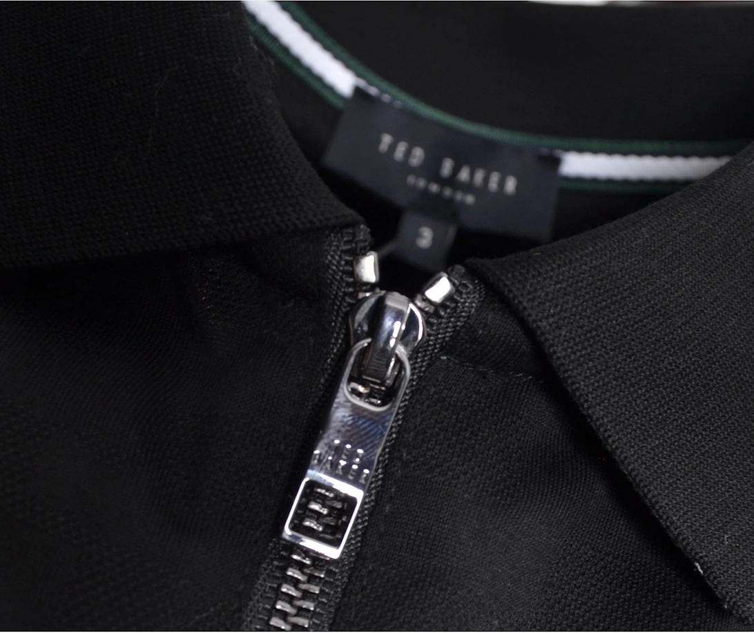 Men's Black Minet Polo Shirt