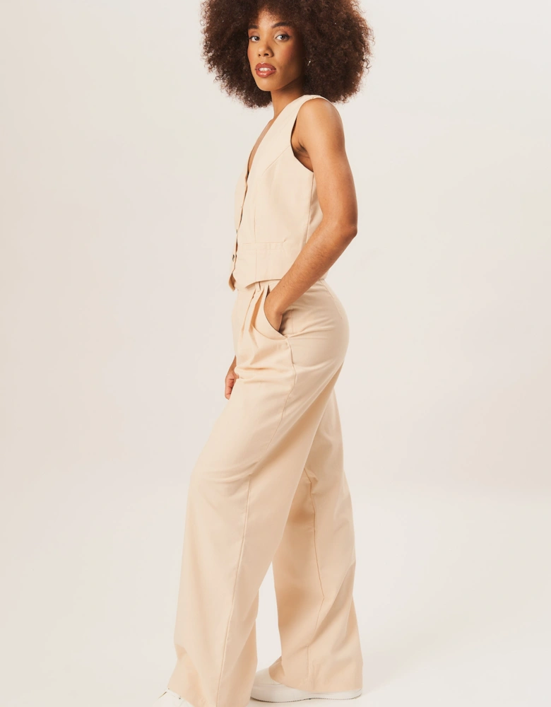 Stone Tailored Single Breasted Waistcoat