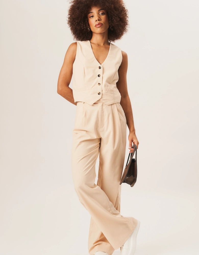 Stone Tailored Single Breasted Waistcoat