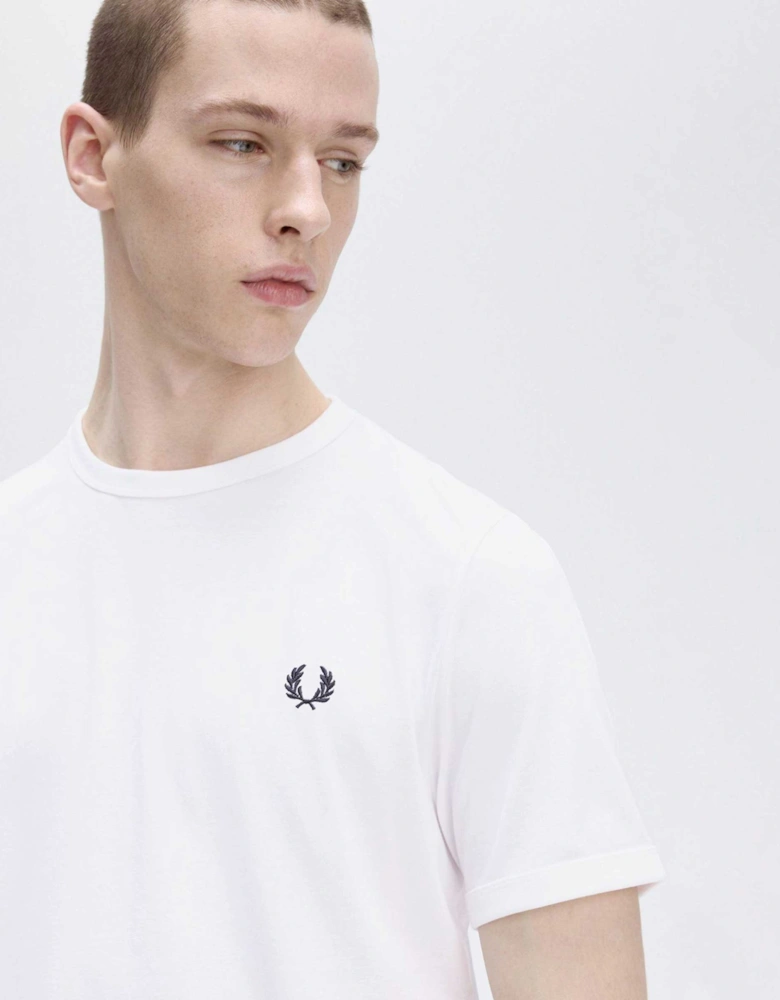 Crew Neck Ringer T Shirt