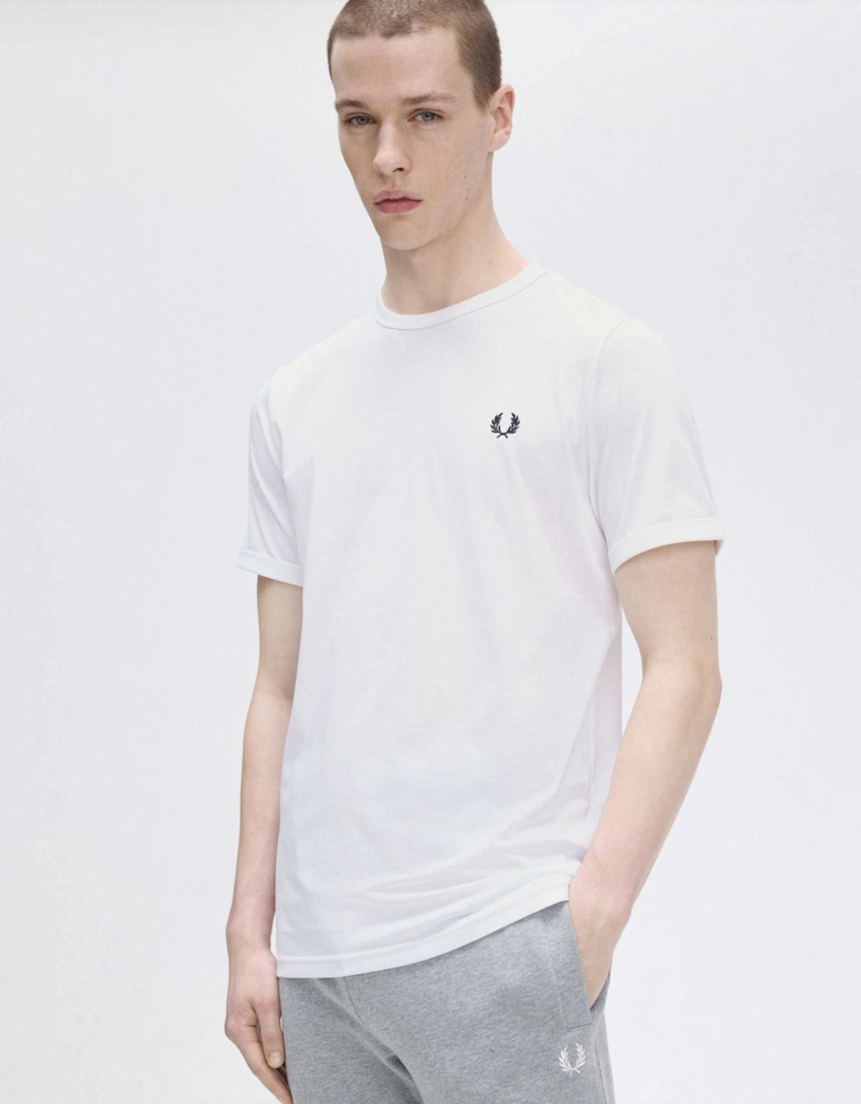 Crew Neck Ringer T Shirt