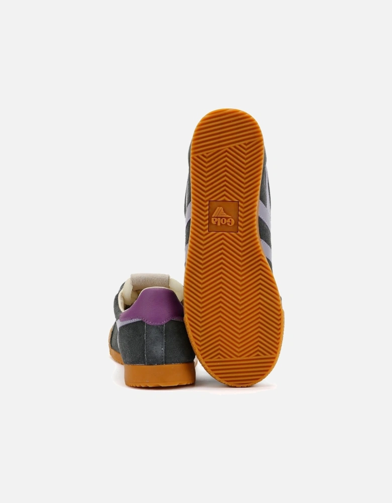 Elan Suede Women's Storm/Foxglove Trainers