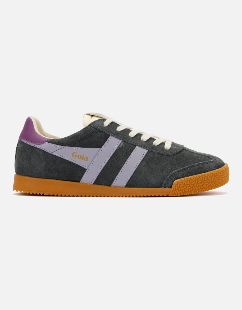 Elan Suede Women's Storm/Foxglove Trainers