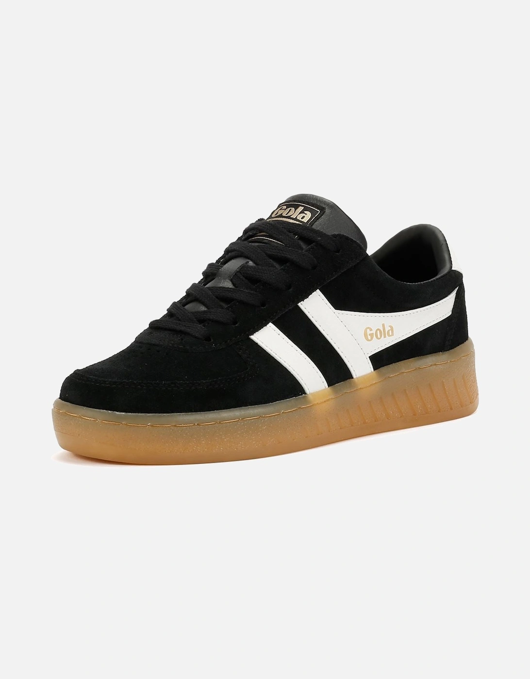 Grandslam Suede Women's Black/Off White Trainers