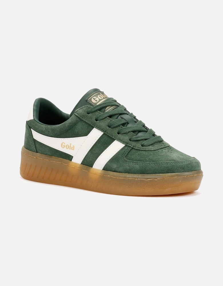 Grandslam Suede Women's Evergreen/Off White Trainers