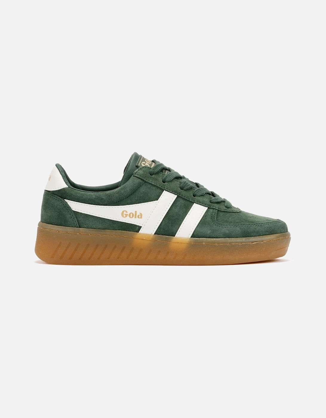 Grandslam Suede Women's Evergreen/Off White Trainers
