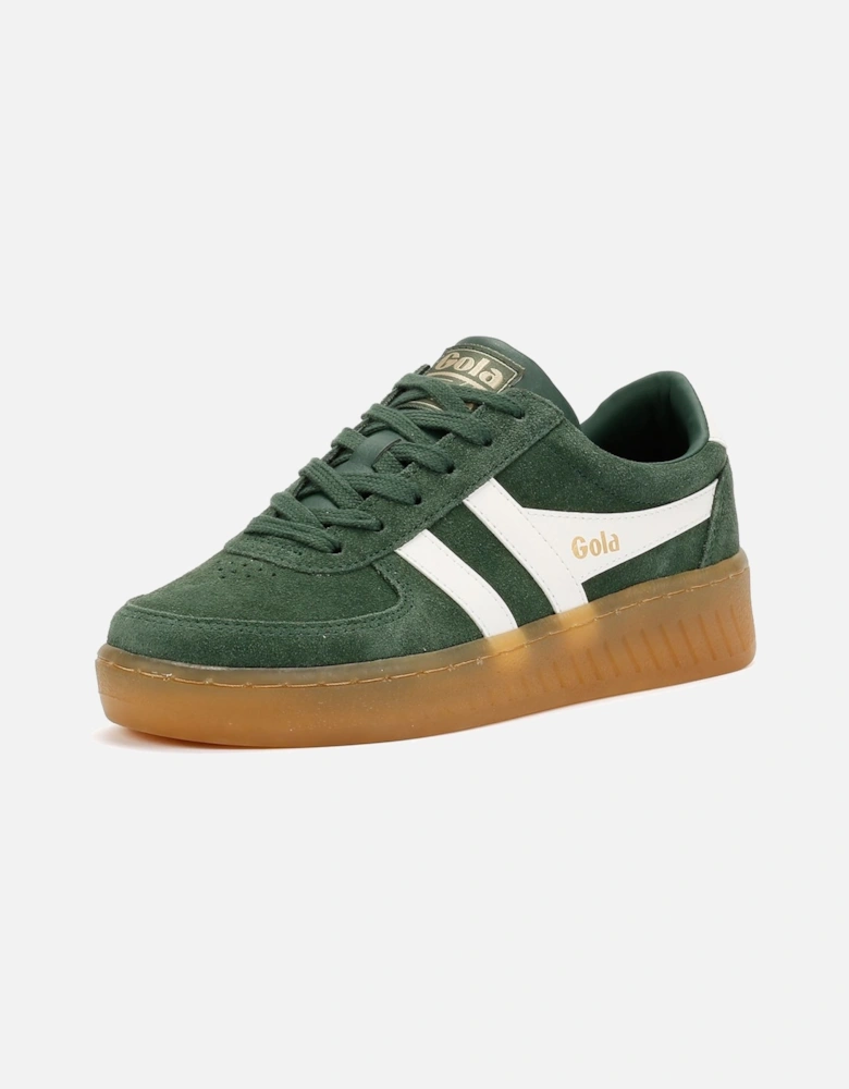 Grandslam Suede Women's Evergreen/Off White Trainers