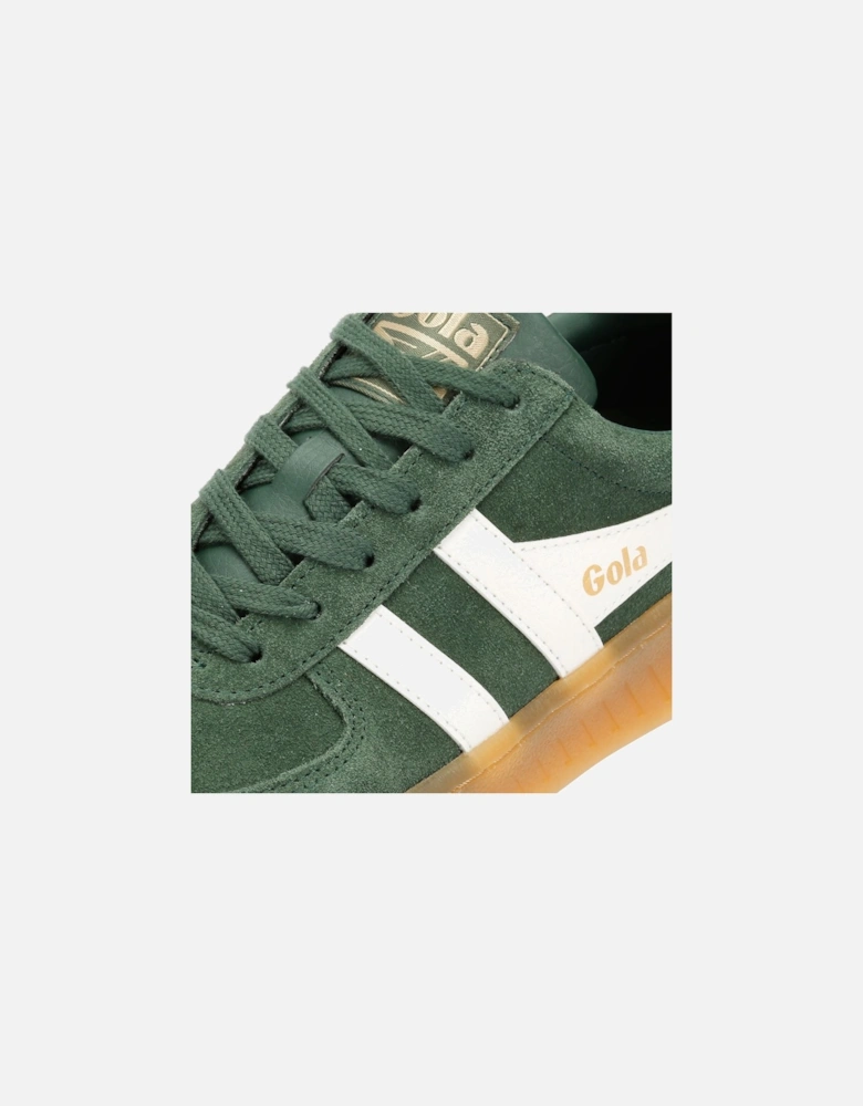 Grandslam Suede Women's Evergreen/Off White Trainers