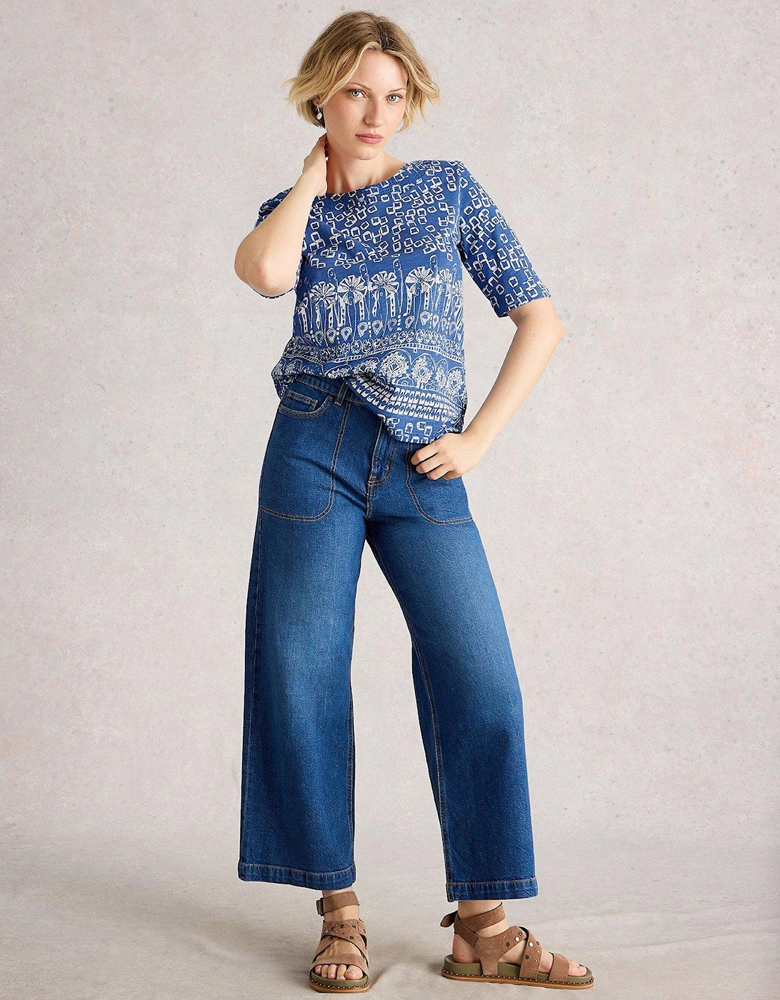 Weaver Tee - Blue, 2 of 1