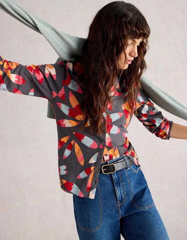 Annie Jersey Shirt - Grey