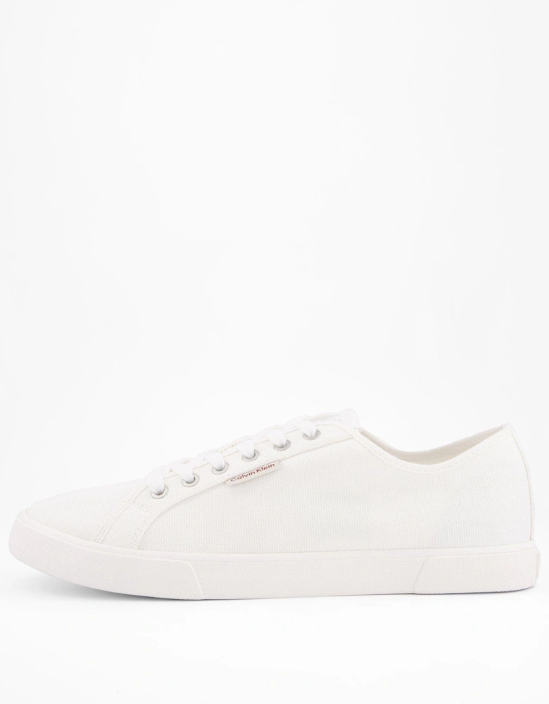 Essential Vulcanised Canvas Trainers - White
