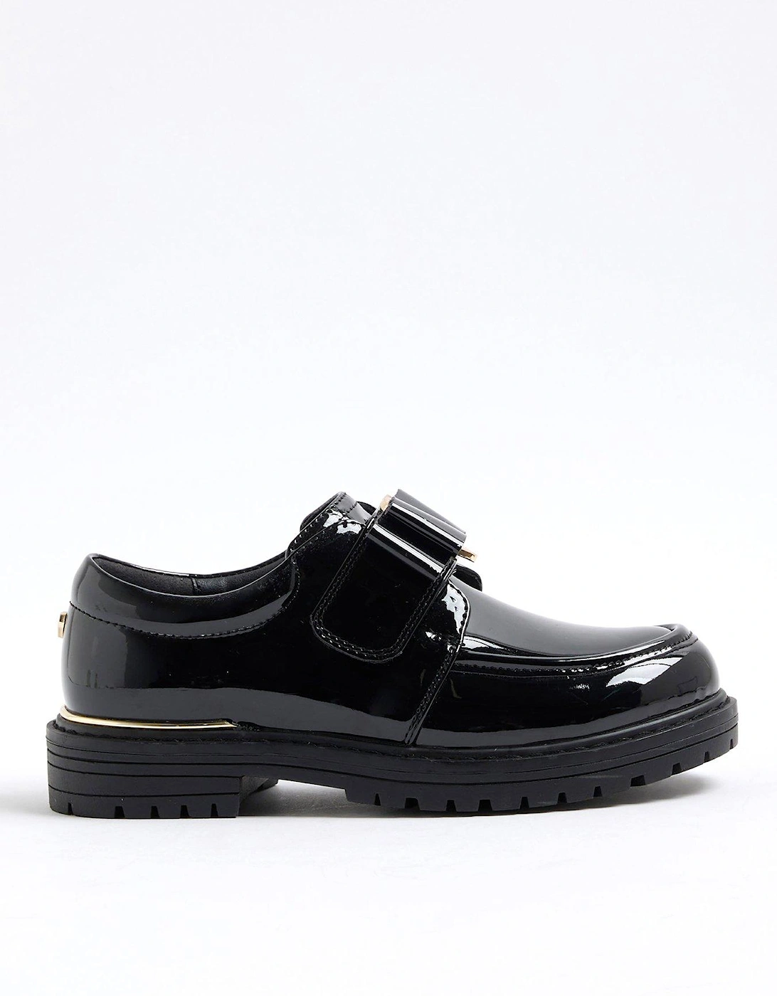 Older Girls Chunky Bow Strap Shoes - Black, 2 of 1