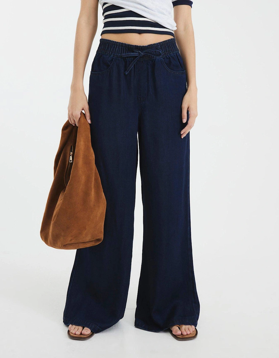 Wide Leg Pants - Blue, 2 of 1