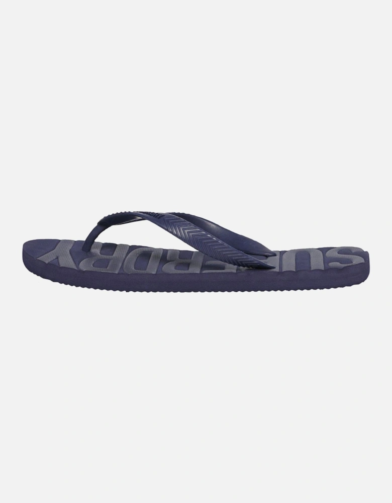 Core Logo Flip Flops - Navy