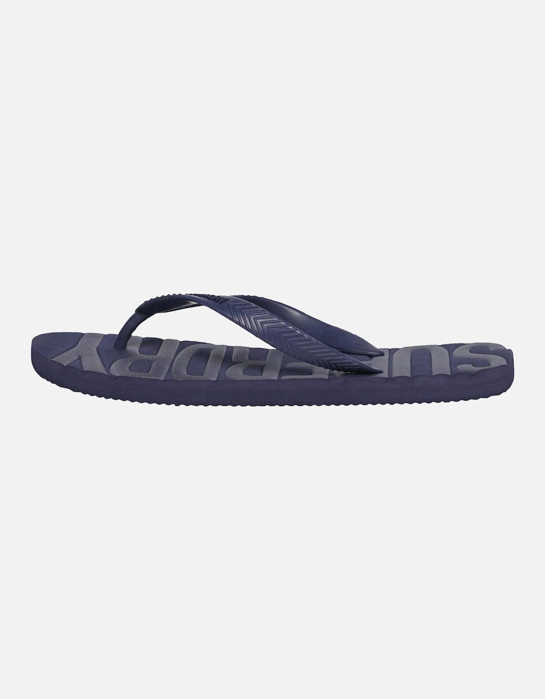 Core Logo Flip Flops - Navy, 2 of 1
