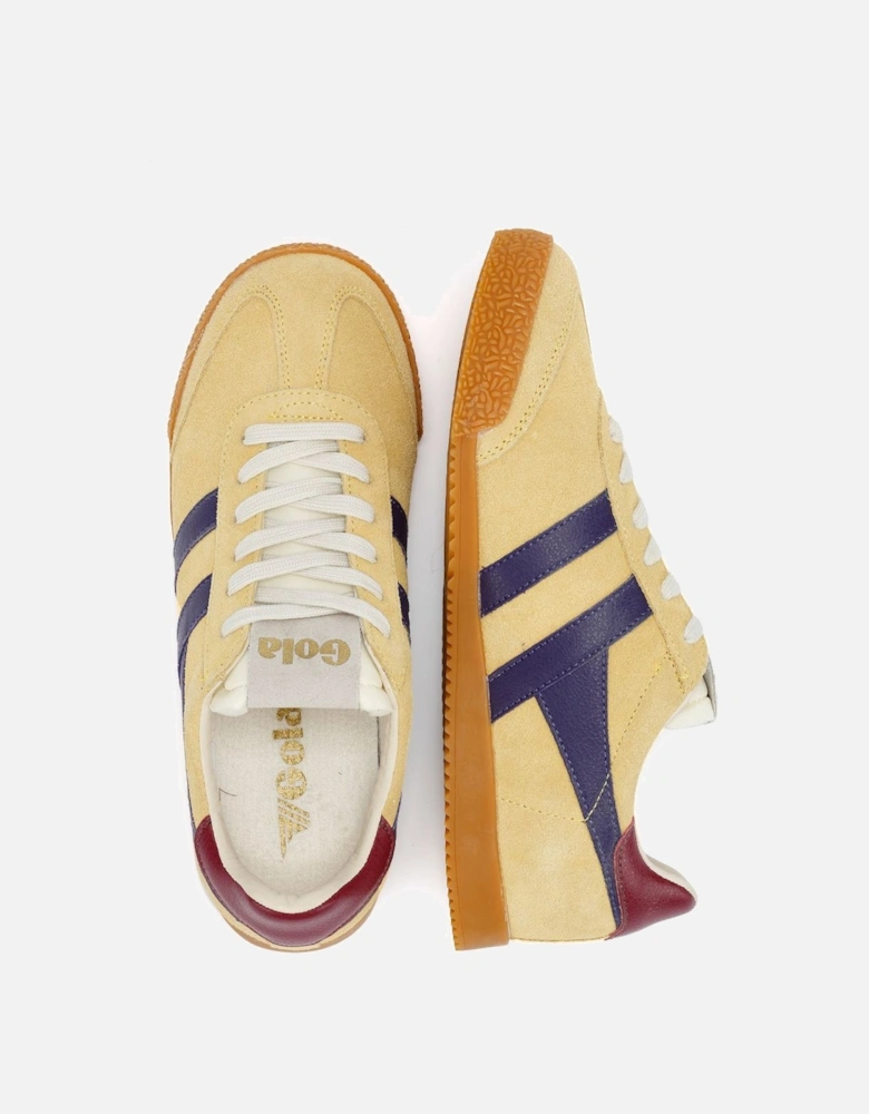 Elan Suede Women's Pollen/Cerise Trainers