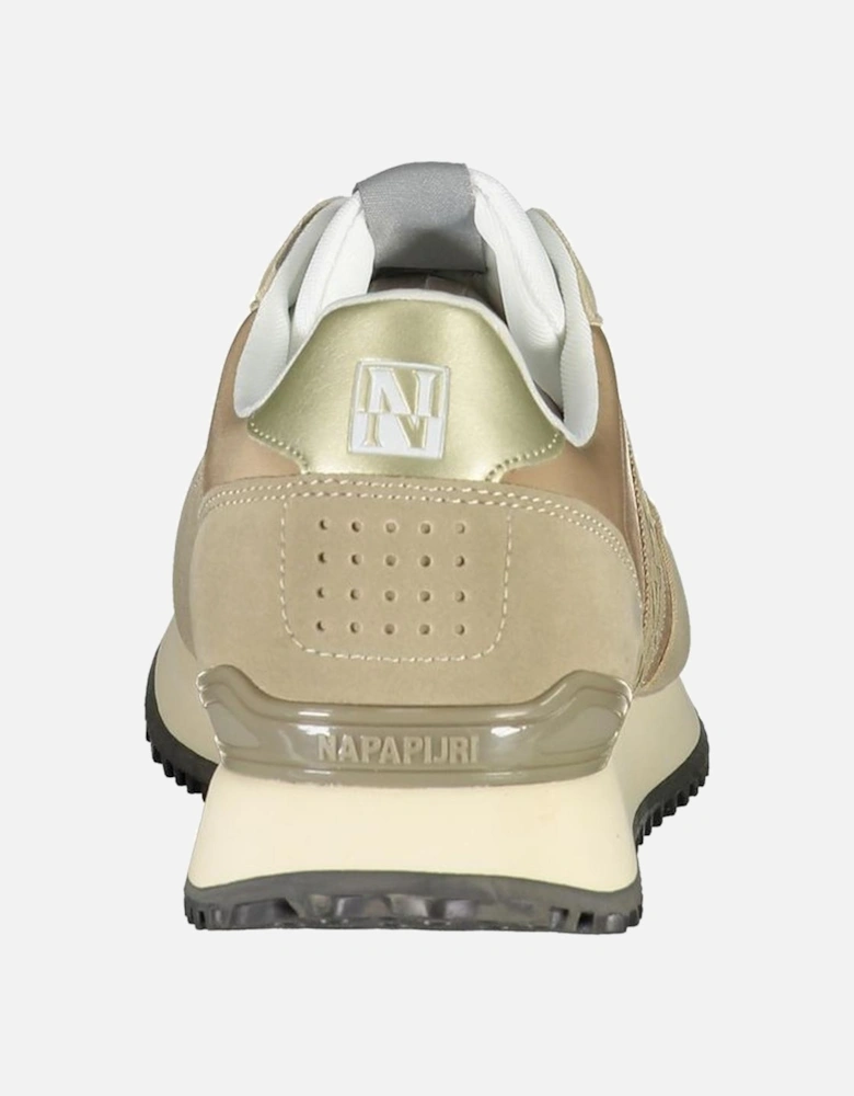 Stylish Sports Shoe with Contrast Laces Women - Beige Sneakers