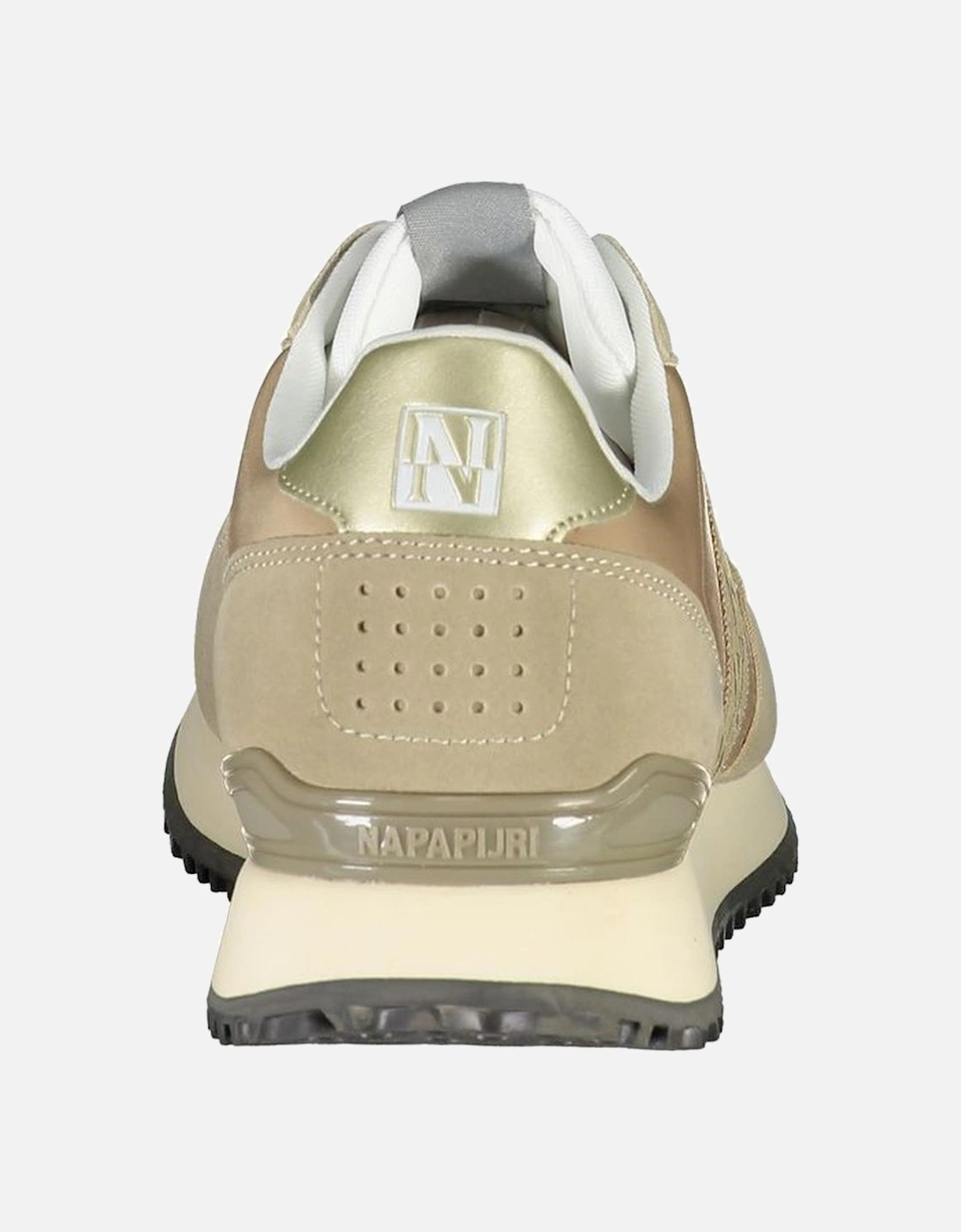 Stylish Sports Shoe with Contrast Laces Women - Beige Sneakers