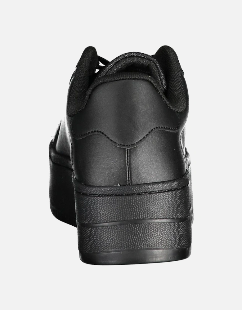 Printed Lace-Up Sports Footwear with Logo Women - Black Sneakers