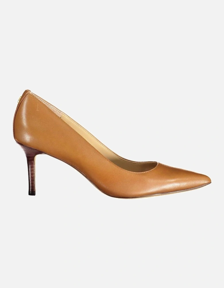 Logo-Embellished Heeled Shoes Women - Brown Flat Shoes