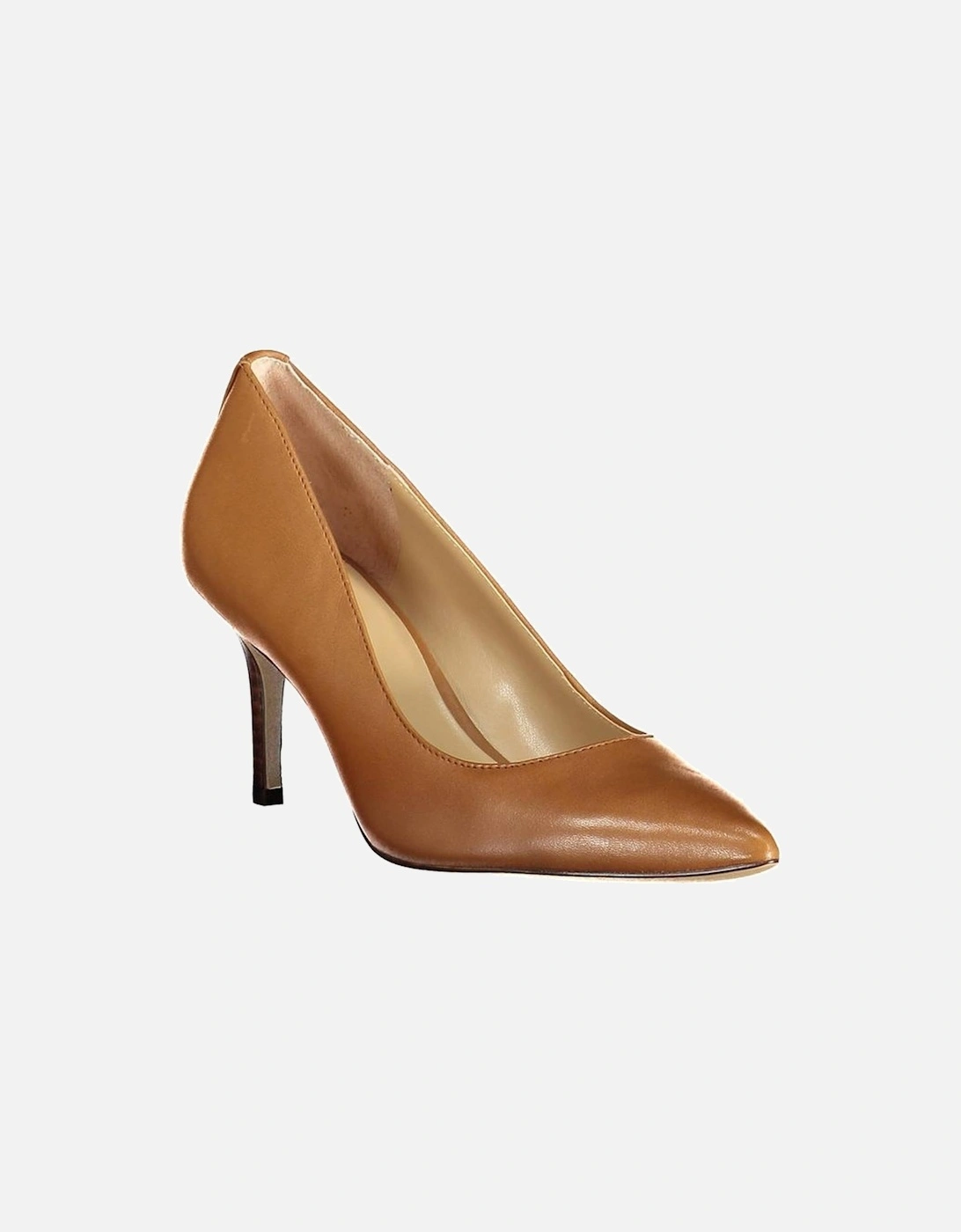 Logo-Embellished Heeled Shoes Women - Brown Flat Shoes
