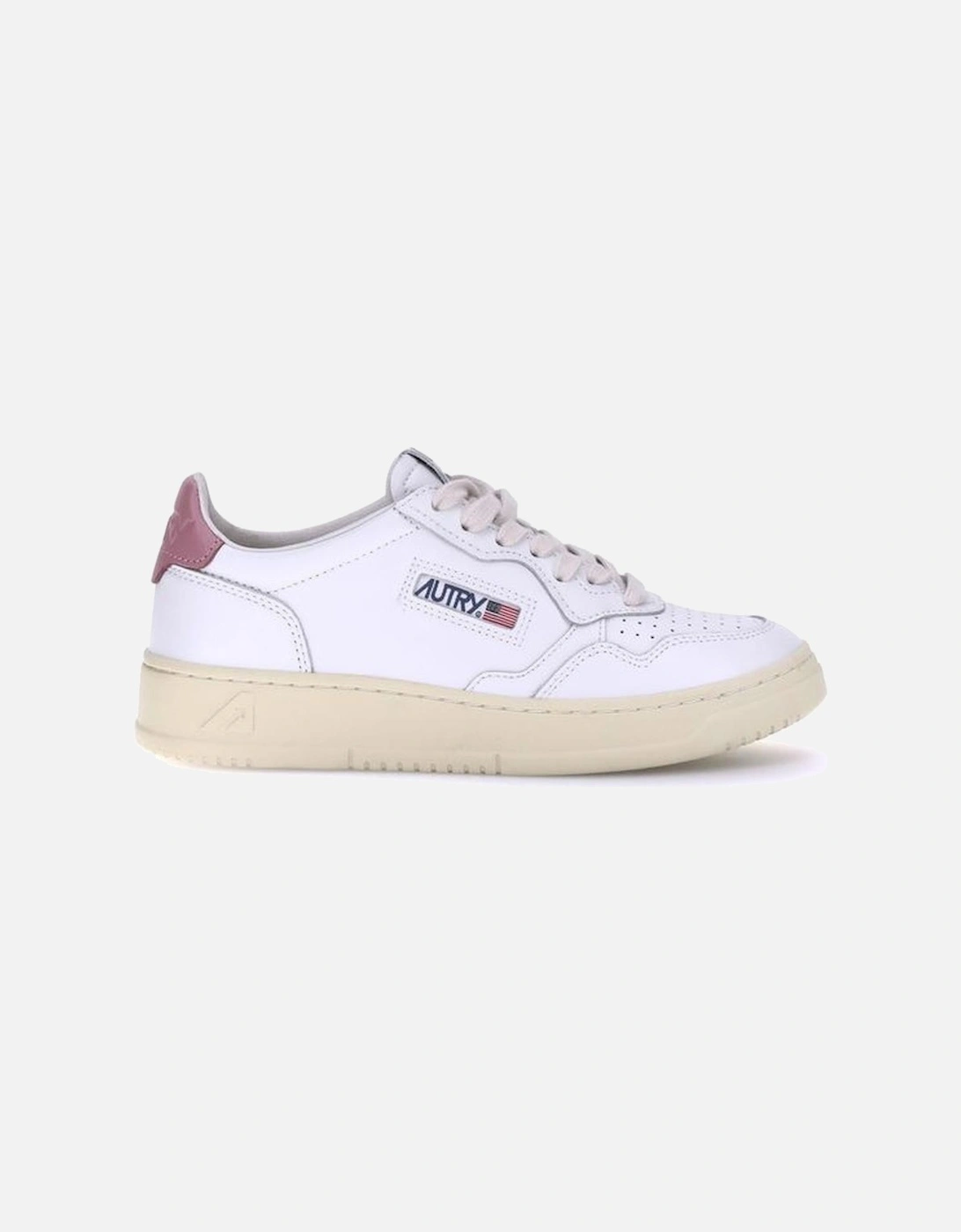 Leather Medalist Low Sneakers with Vintage Style Women - White, 5 of 4