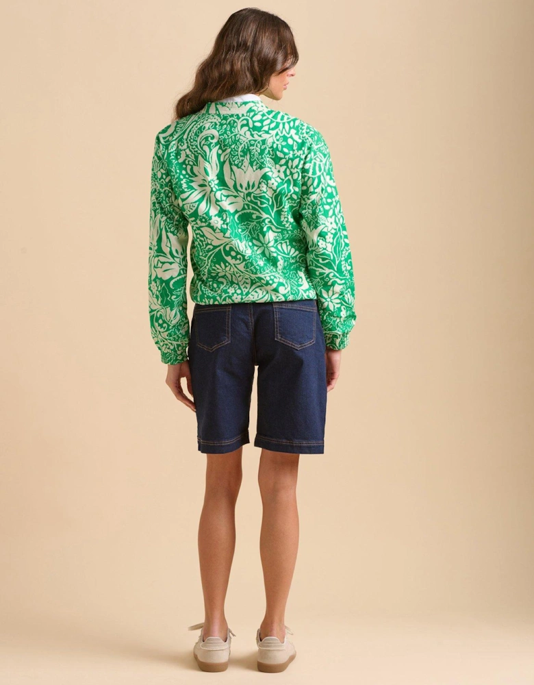 Pin Tuck Bomber Jacket