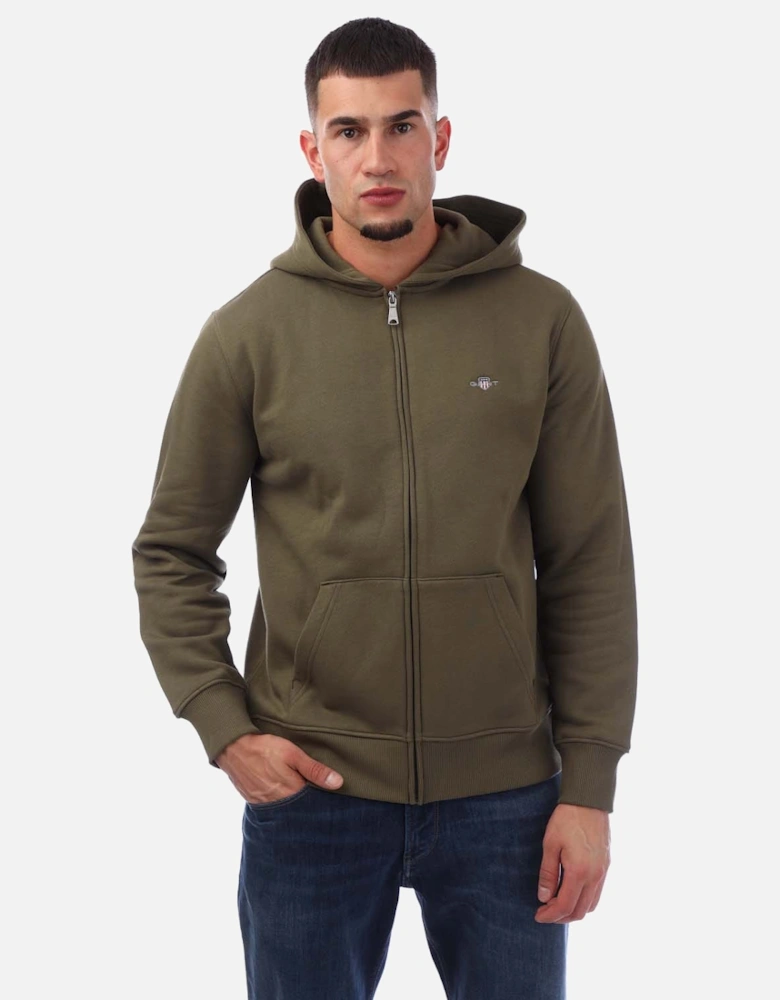 Shield Logo Full Zip Hoodie