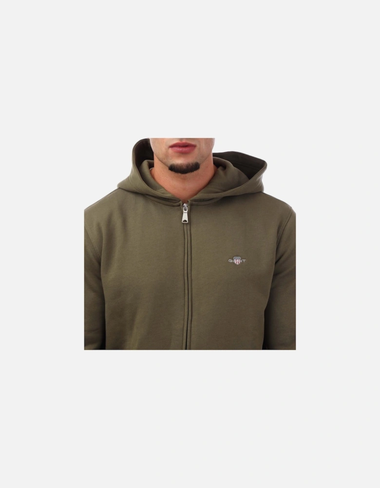 Shield Logo Full Zip Hoodie
