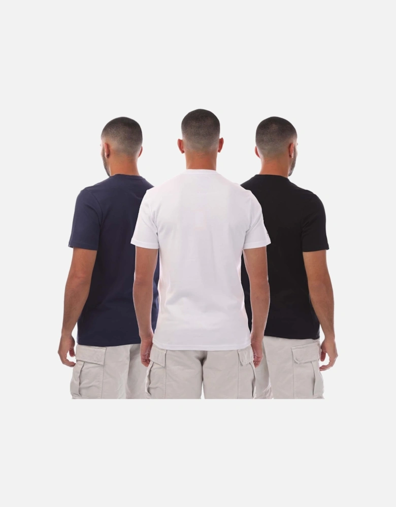 3 Pack of Cali Crown Print T-Shirt