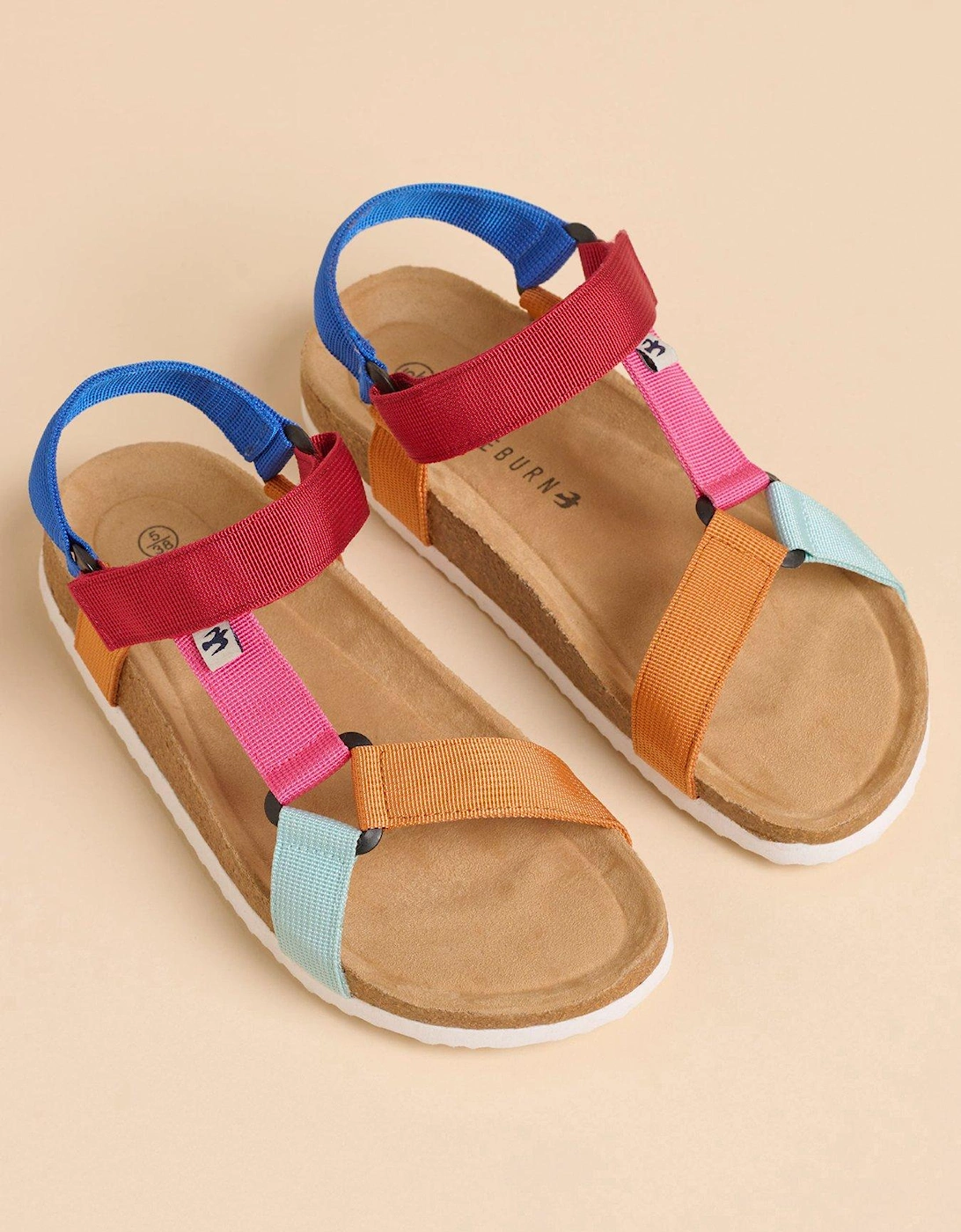 Playful Webbing Strap Sandal
