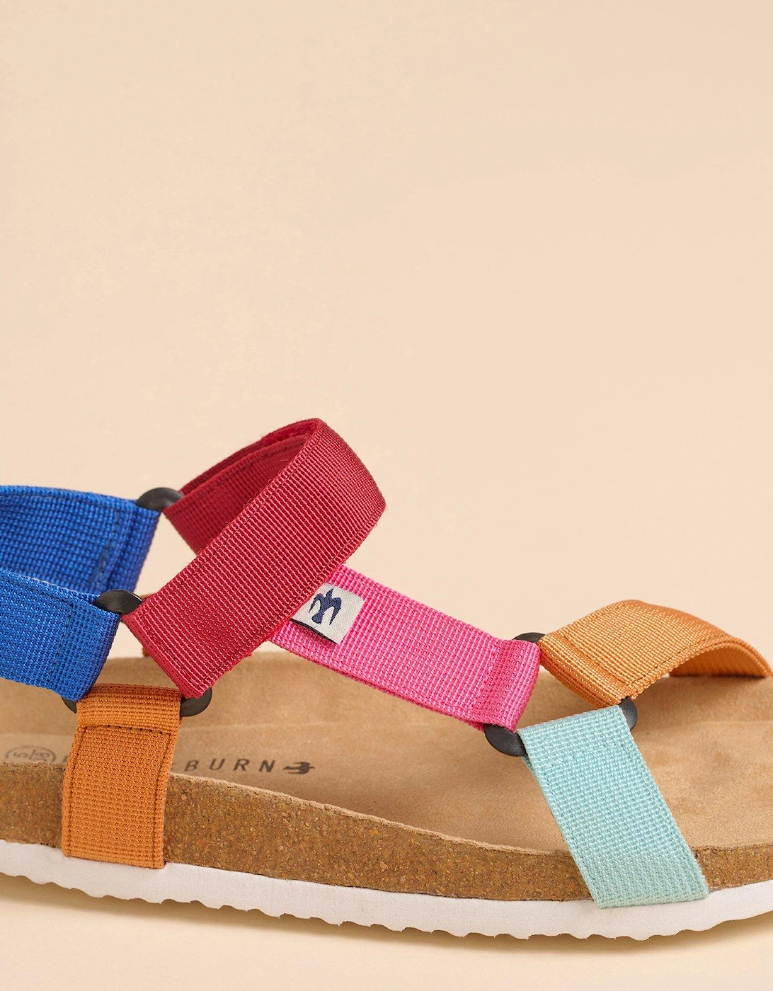 Playful Webbing Strap Sandal