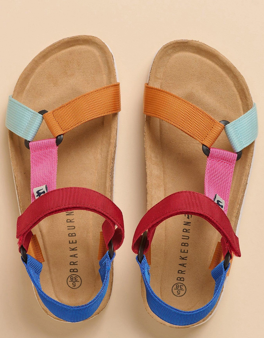 Playful Webbing Strap Sandal