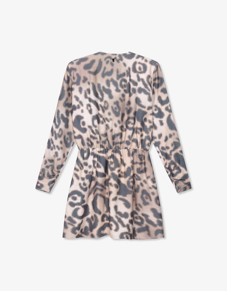 Jaguar Fake Wrap Dress