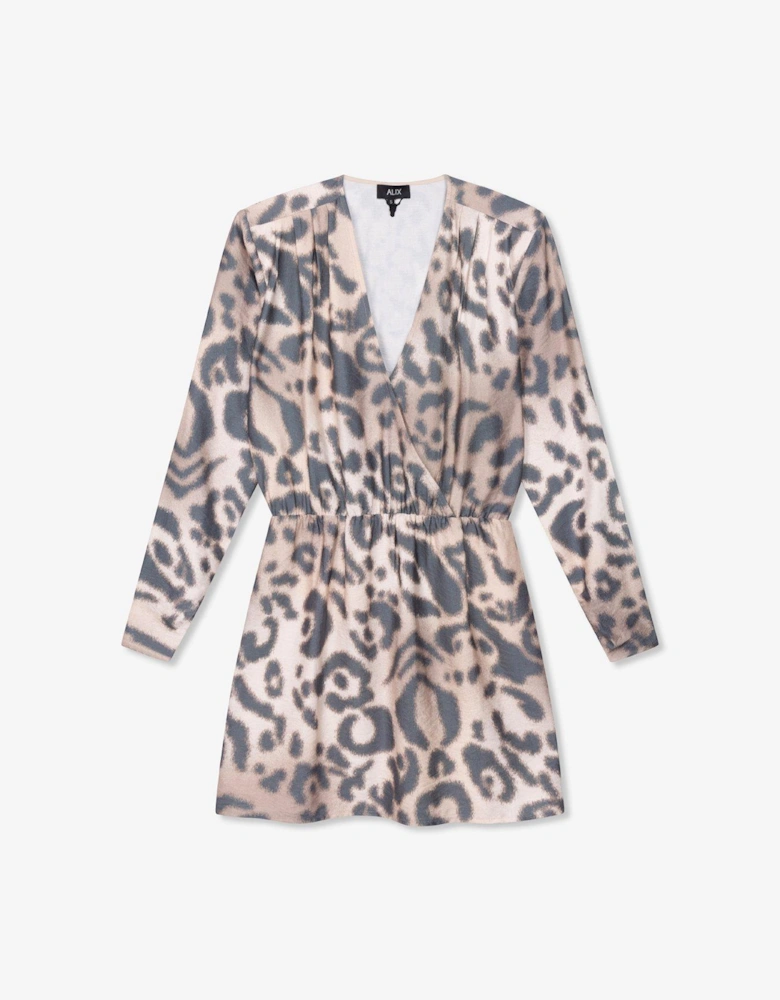 Jaguar Fake Wrap Dress