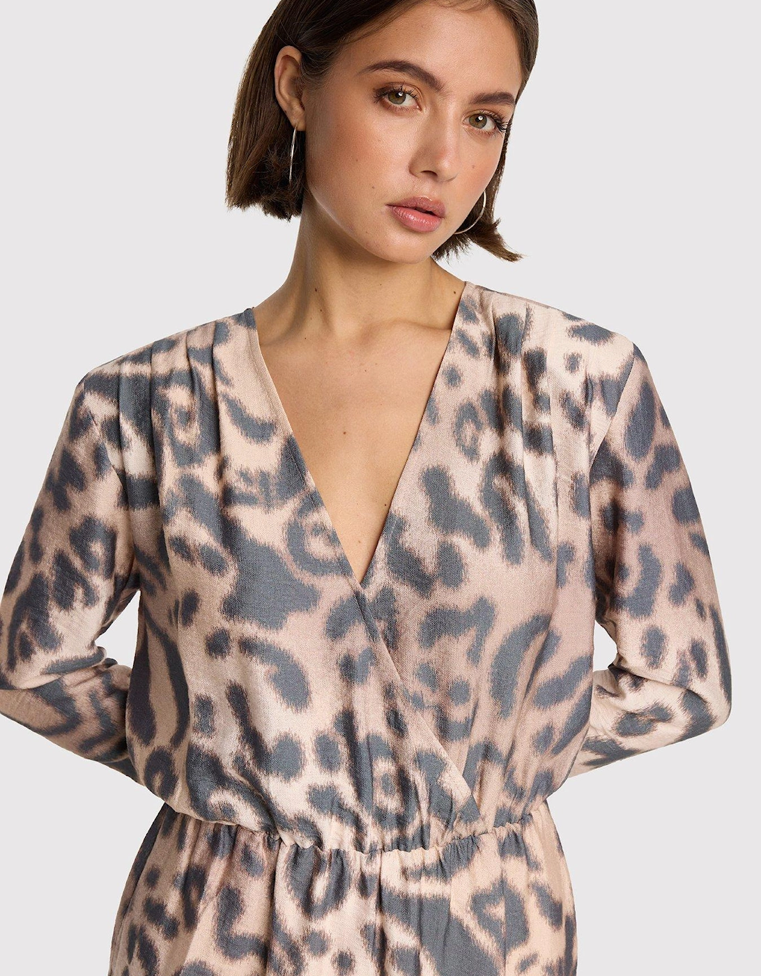 Jaguar Fake Wrap Dress