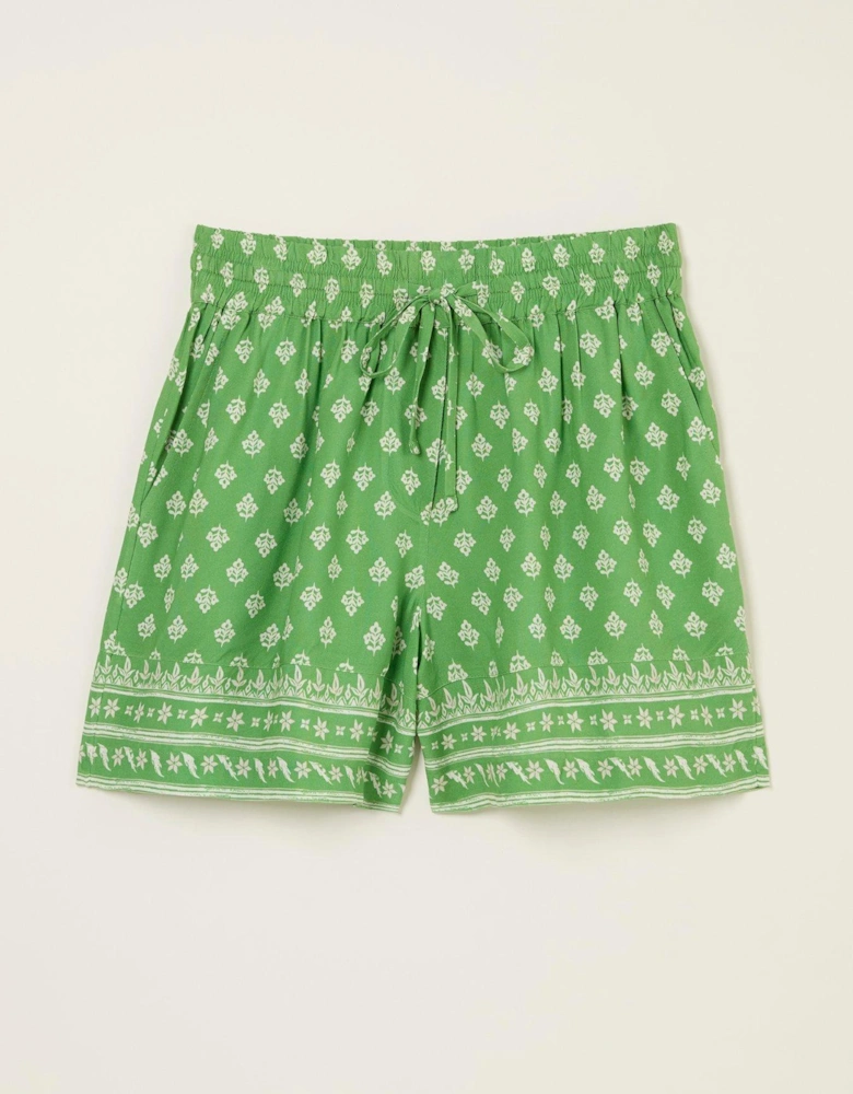 Flippy Woodblock Short - Green