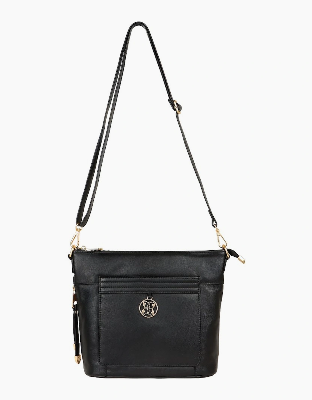 Lakeland Leather Women's Cartmel Womens Cross Body Handbag - Black - Size: ONE size
