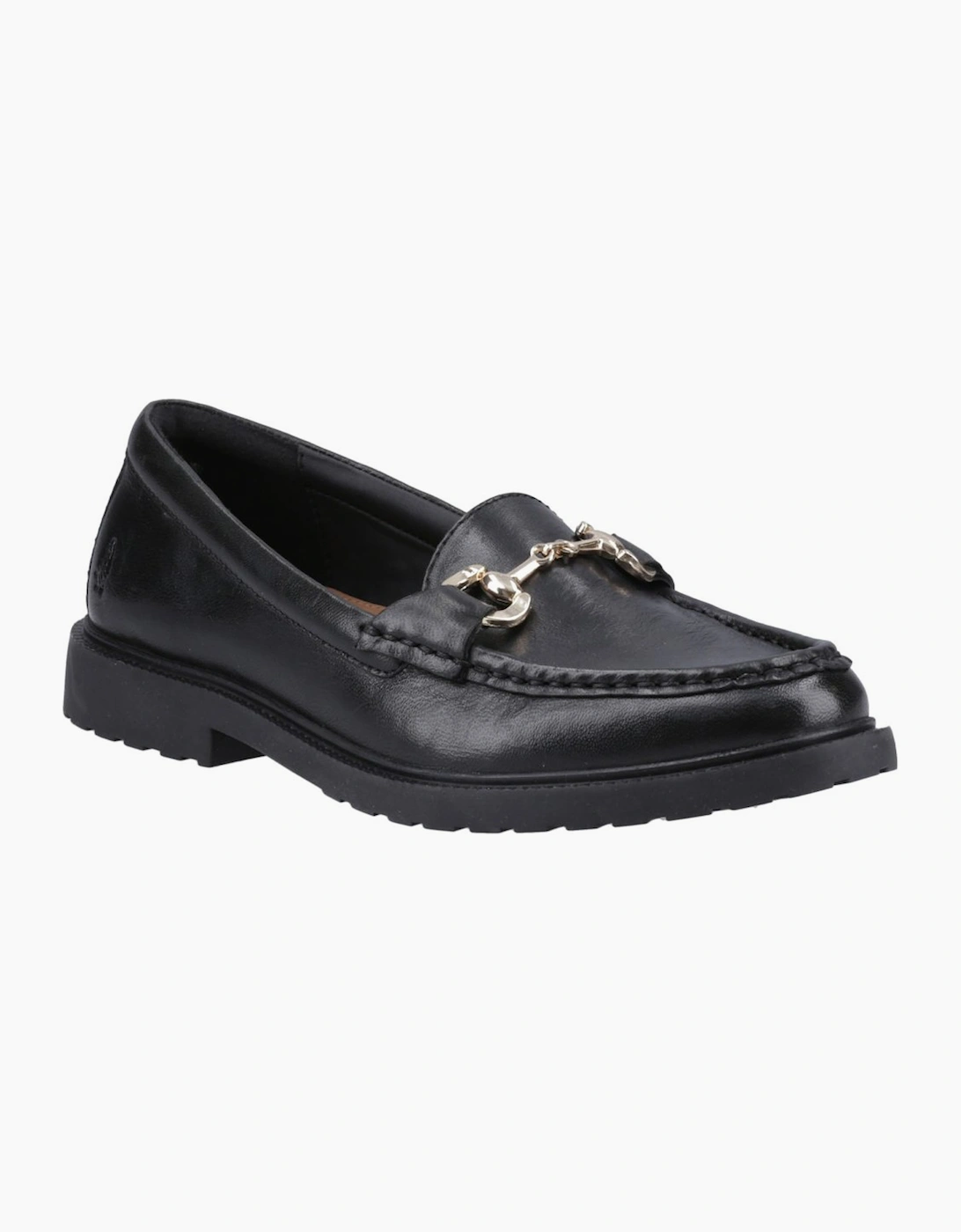 Hush Puppies Women's Black Verity Snaffle Loafers - Size 9
